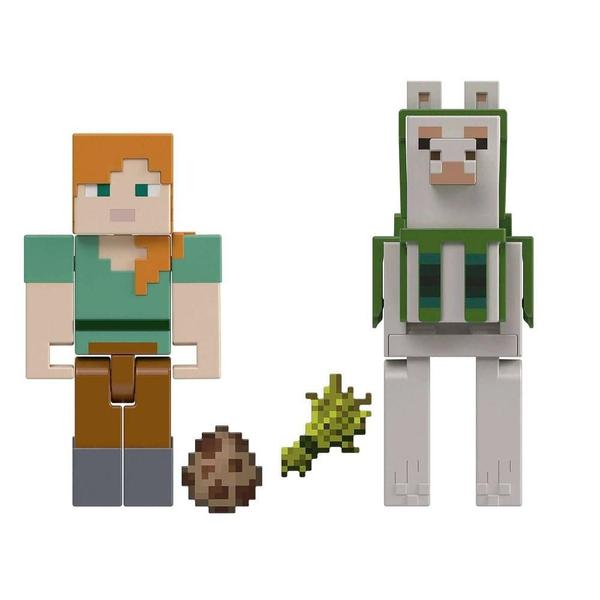 Imagem de Minecraft Pacote com Alex e Lhama - Mattel