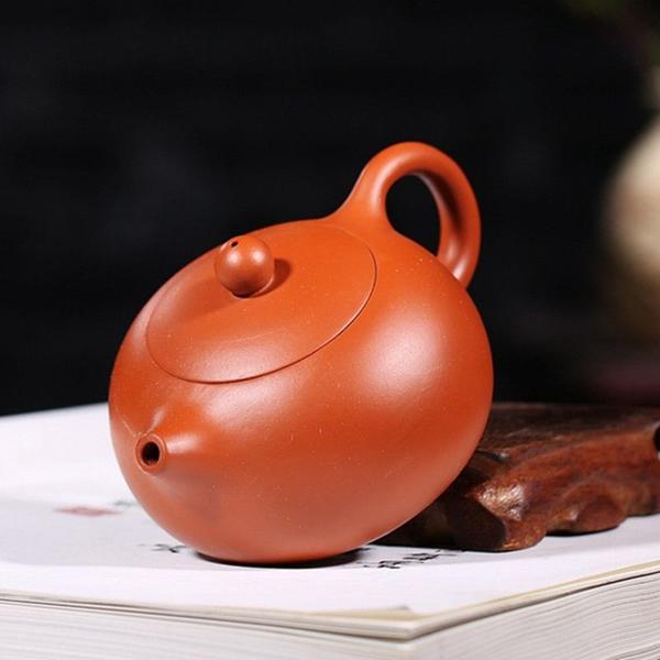 Imagem de Minério cru chinês Zhu Mud Xishi Tea Pot Yixing Purple Clay Filter Teapots Home Zisha Beauty Tea Kettle Tea Bules