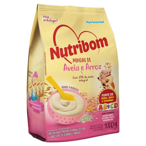 Mingau Nutribom 180g Sache Arroz e Aveia Imagem de Mingau Nutribom 180g Sache Arroz e Aveia