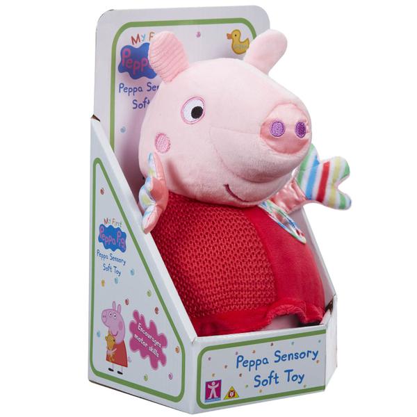 Imagem de Minha Primeira Pelúcia Bebe Sensorial com Som - Peppa Pig