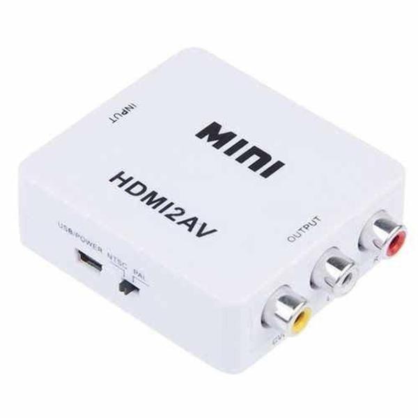 Imagem de Mini Adaptador Conversor De Hdmi Para Rca Video Composto Av