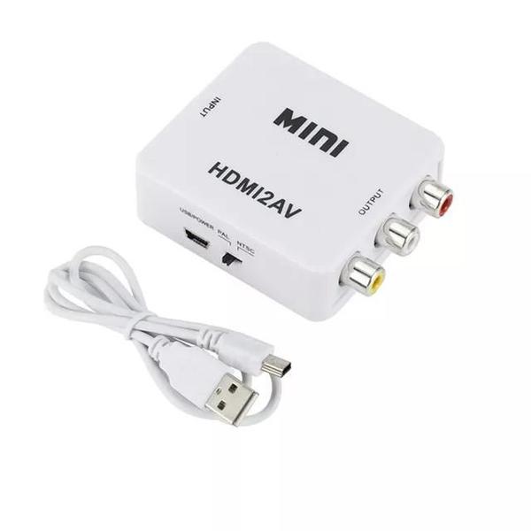 Imagem de Mini Adaptador Conversor de HDMI X 3RCA AV KP-3455