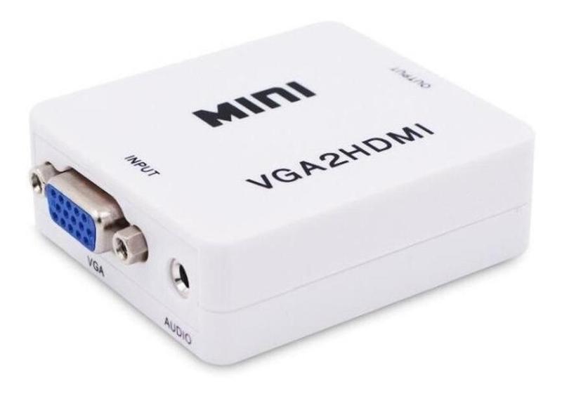 Imagem de Mini Adaptador Conversor Vga Para Hdmi