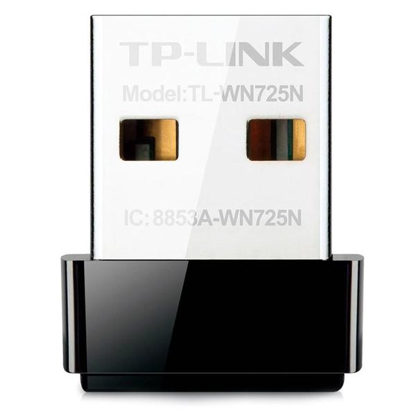 Imagem de Mini Adaptador TP-Link Nano Wireless N USB 150 Mbps - TL-WN725N