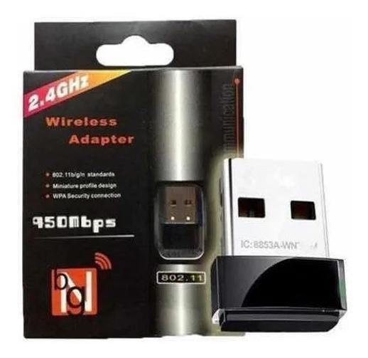 Imagem de Mini Adaptador Wireless Wifi Usb 950Mbps