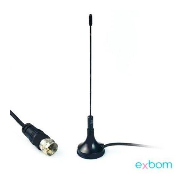 MIni Antena Interna para TV Digital - Exbom Imagem de MIni Antena Interna para TV Digital