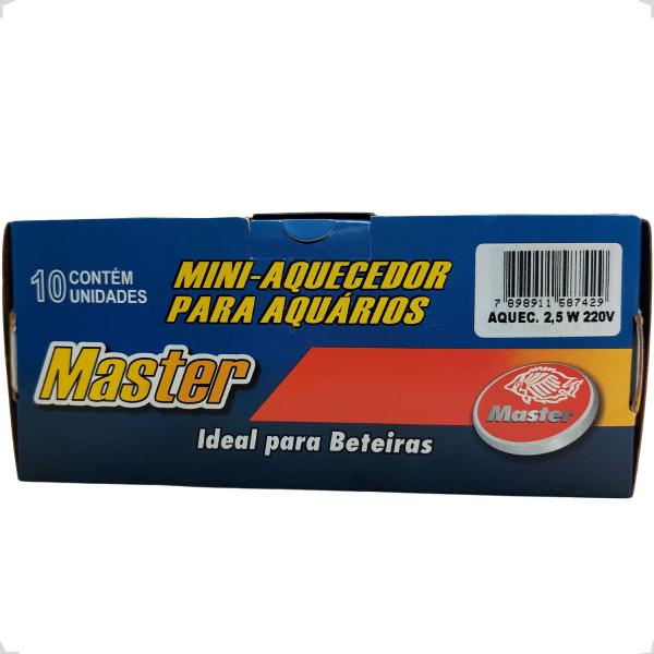 Imagem de Mini aquecedor aquário Master 1W 127V