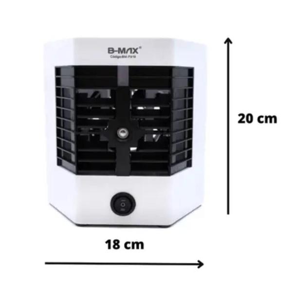 Imagem de Mini Ar Condiciona Portátil Climatizador Umidificador Clima R3