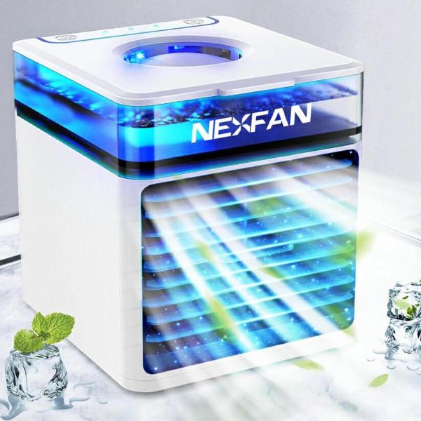 Imagem de Mini Ar Condicionado Led Mesa Ultra Air Cooler Portátil Ice