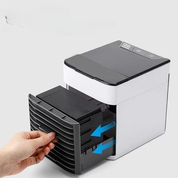 Imagem de Mini Ar Condicionado Portátil Arctic Air Cooler Umidificador Climatizador Luz Led USB / Ar puro