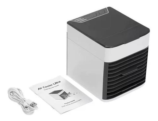 Mini Ar Condicionado Portátil Usb Umidificador Climatizador - Af Imagem de Mini Ar Condicionado Portátil Usb Umidificador Climatizador
