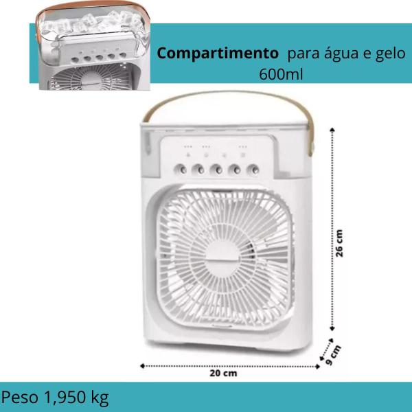 Imagem de Mini Ar Condicionado Premium com Resfriamento Eficiente e Compacto