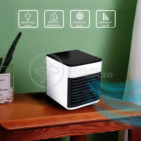 Imagem de Mini Ar Condicionado Umidificador Portátil Air Cooler 3 Vel