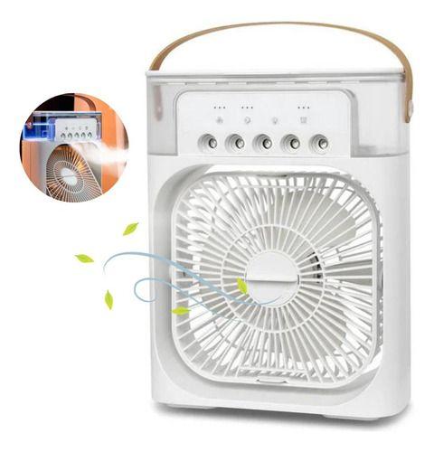 Imagem de Mini Ar Condicionado Umidificador Ventilador Portátil Verde