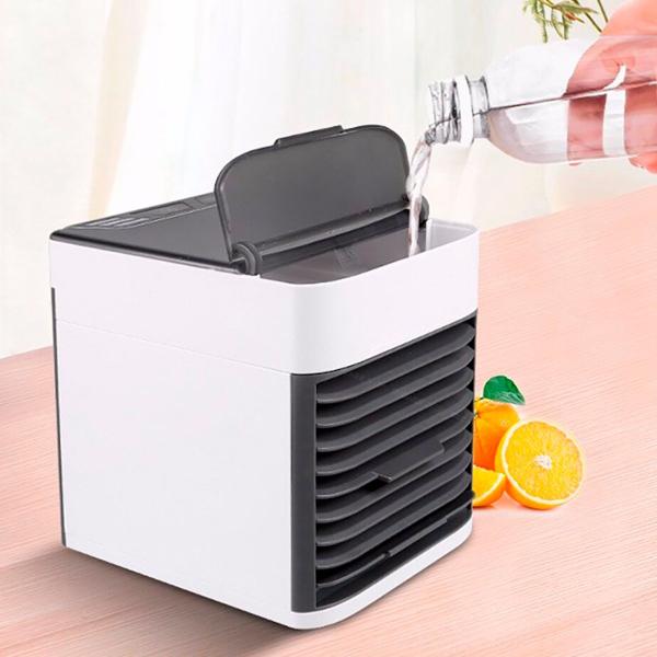 Imagem de Mini ar condicionado USB portátil com ventilador ideal para refrescar seu quarto