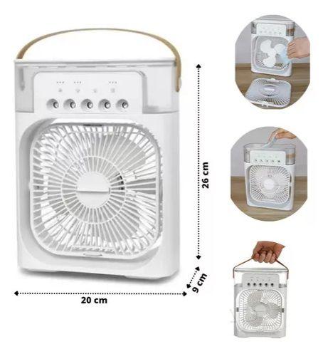 Imagem de Mini Ar Condicionado Ventilador Portátil Umidificador 3 Vel