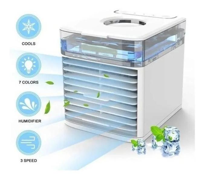 Imagem de Mini Ar Condicionado Ventilador Refrigeração Água Regulável