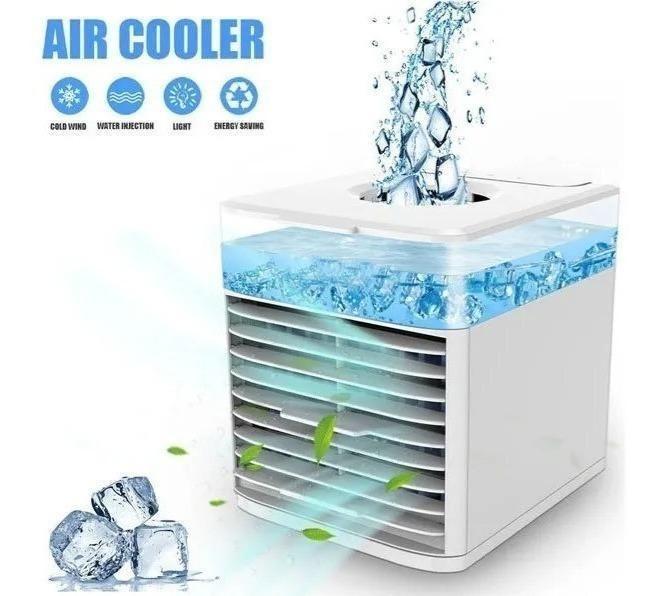 Imagem de Mini Ar Condicionado Ventilador Refrigeração Água Regulável