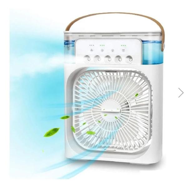 Imagem de Mini Ar Condicionado Ventilador Refrigeração Água Regulável