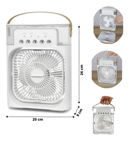 Imagem de Mini Ar Condicionado Ventilador Umidificador Climatizador