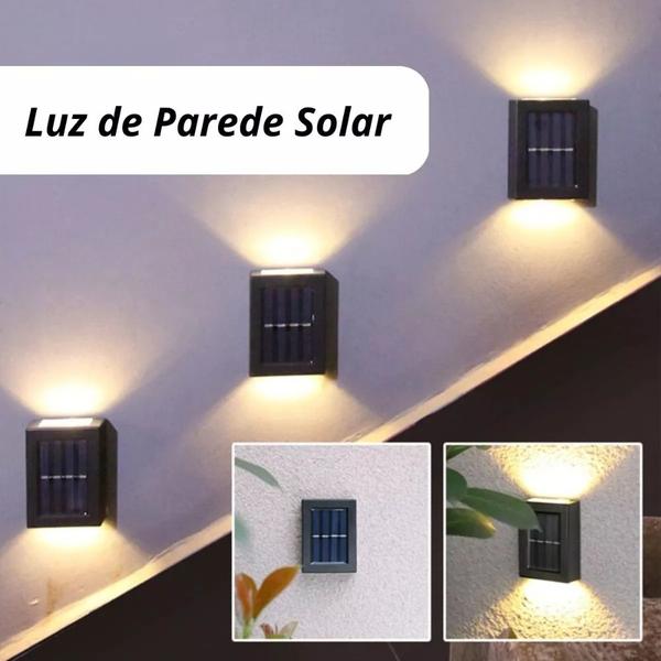 Imagem de Mini Arandela Luminária Luz Solar Led Parede