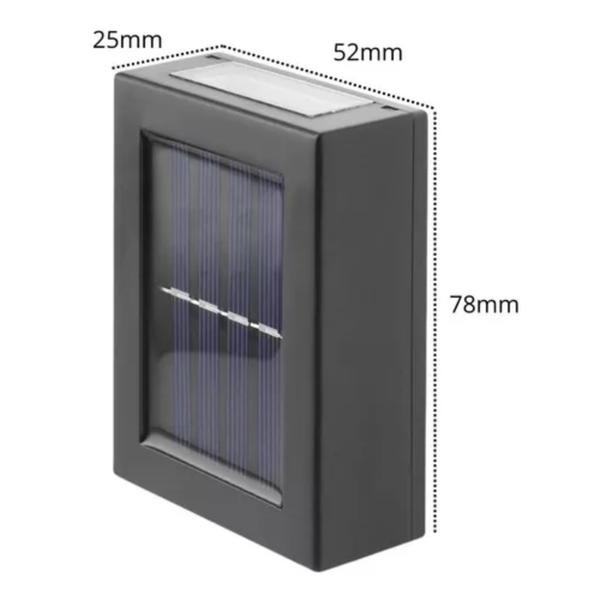 Imagem de Mini Arandela Luminária Luz Solar Led Parede