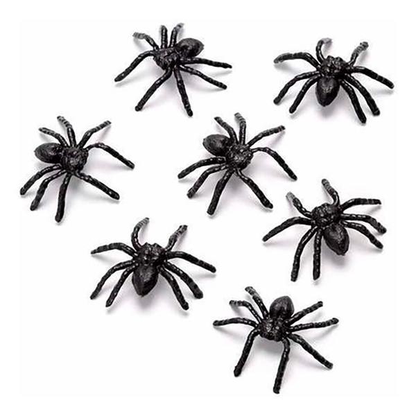 Imagem de Mini Aranha De Plástico 50 Uni Festa Decoração