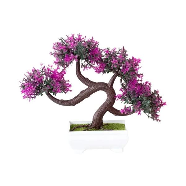 Imagem de Mini Árvore Bonsai Artificial em Vaso - Decoração para Casa