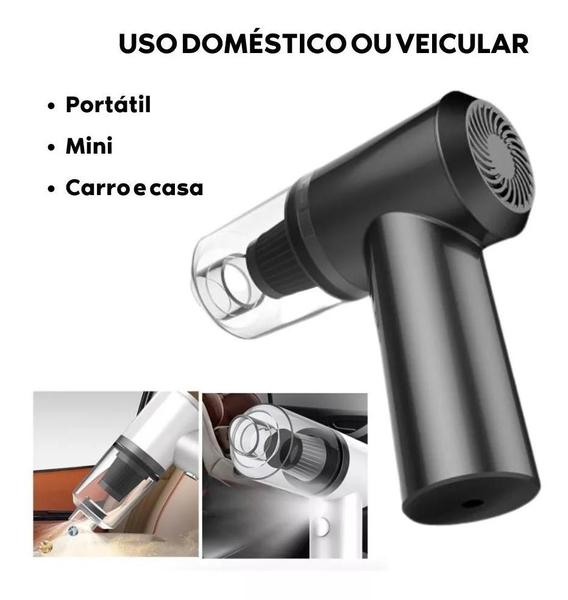 Imagem de Mini Aspirador de Pó Casa e Carro USB