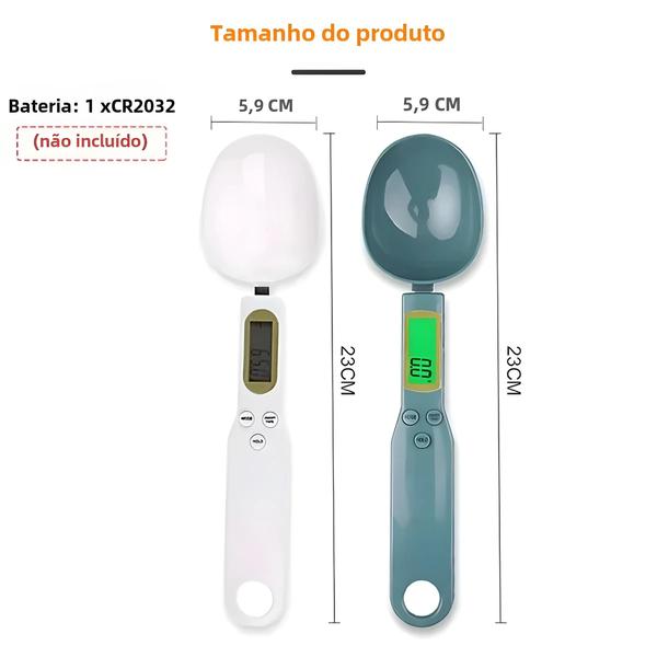 Imagem de Mini Balança de Cozinha Digital LCD - 0,1g a 500g - Medição Precisa de Alimentos