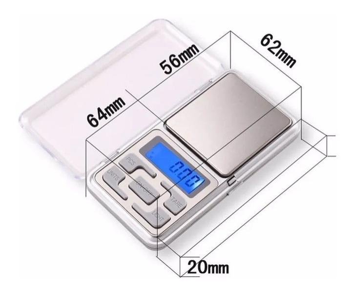 Imagem de Mini Balança Digital Alta Precisão 0,01g - 500g De Bolso