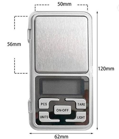 Imagem de Mini Balança Digital Alta Precisão Pocket Scal 0.1G-500G