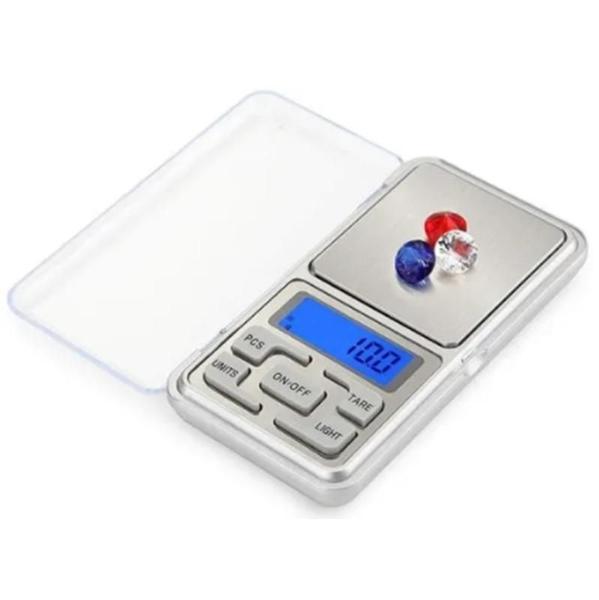 Mini Balança Digital De Bolso Alta Precisão Pesagens De Ouro - A.R Variedades Mt Imagem de Mini Balança Digital De Bolso Alta Precisão Pesagens De Ouro