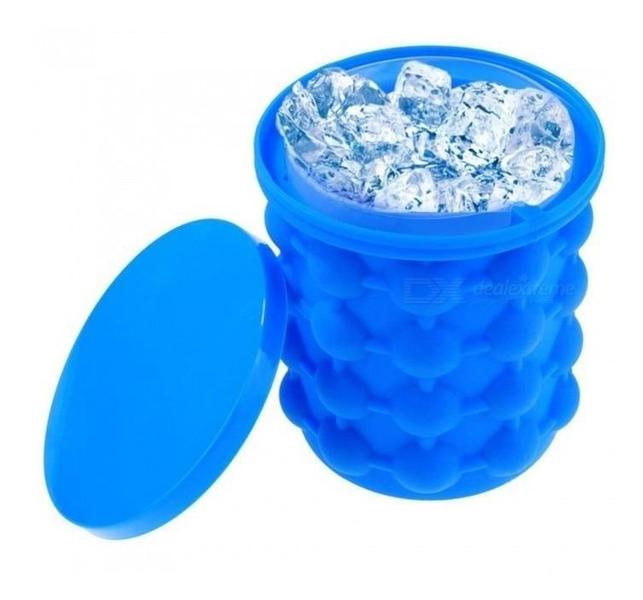 Imagem de Mini Balde Forma De Gelo Em Silicone Ice Magic Cube Da Tv