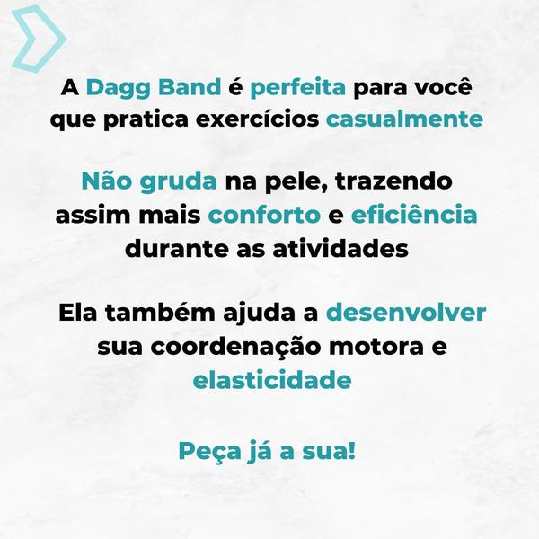 Imagem de Mini Band Faixa Elástica Dagg Profissional Resistente Academia Funcional Treino Em Casa Reabilitação