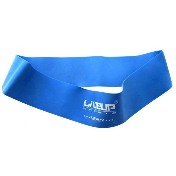 Imagem de Mini Band Treino Exercicios com Intensidade Forte Cor Azul  Liveup Sports 