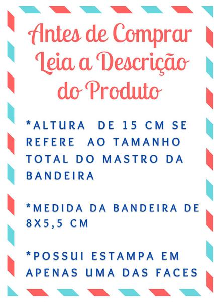 Imagem de Mini Bandeira de Mesa Colômbia 15 cm Poliéster