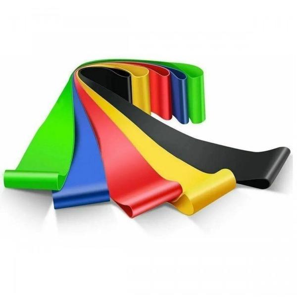 Mini-bands Faixas Elásticas Circulares Em Kit 5 Unidade - MINI BAND 5 FAIXAS Imagem de Mini-bands Faixas Elásticas Circulares Em Kit 5 Unidade