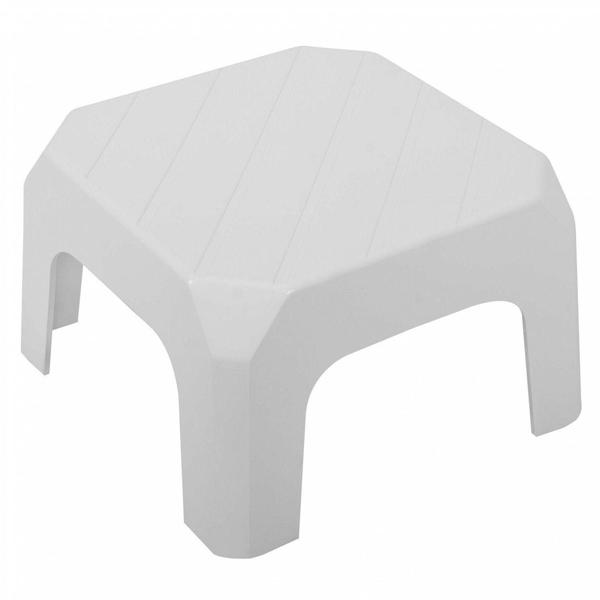 Imagem de Mini Banqueta de Plástico 30cmx20cm BF2 Astra Branco