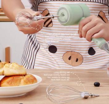 Imagem de Mini Batedeira Processador Sem Fio Elétrico Acessórios De Cozinha