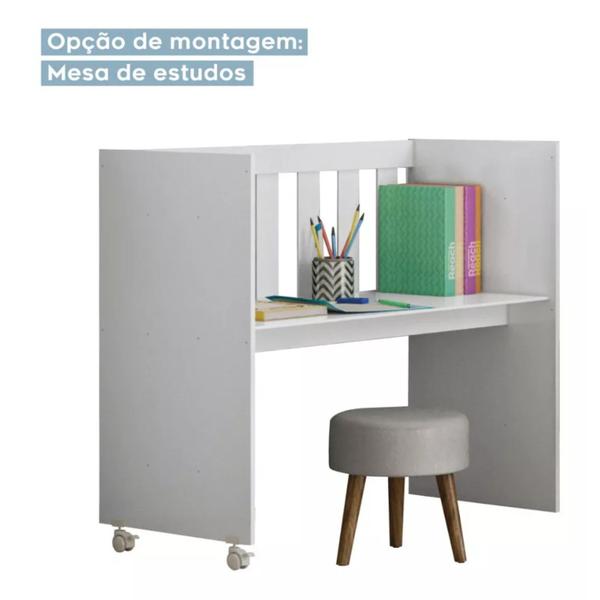 Imagem de Mini Berço Multifuncional Rubi 5 Em 1 Mdf Acompanha Colchão