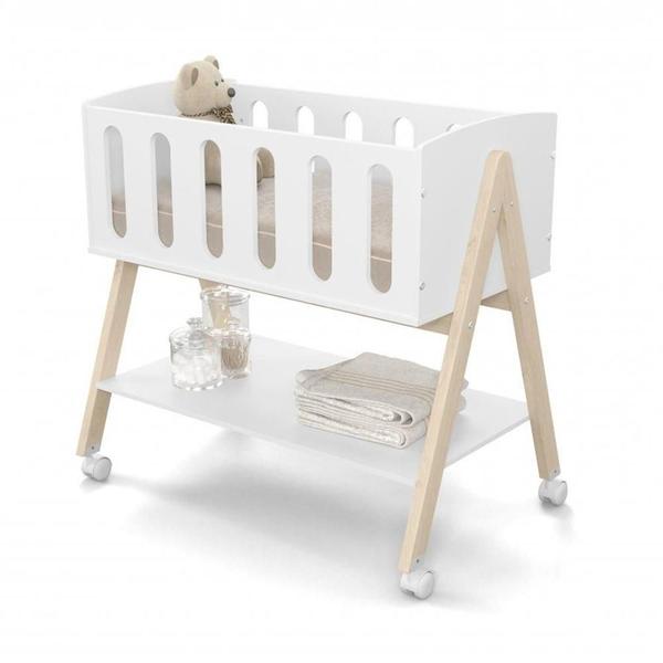 Imagem de Mini Berço Sissi Matic Branco Natural 61366 Quarto Bebê