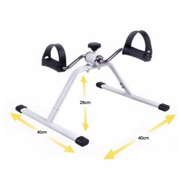 Imagem de Mini Bicicleta Bike Ergometrica Fisioterapia Perna Braço Atividade Fisica Itensidade Mecanica Resistente Portatil Simulador Pedalada Pilates