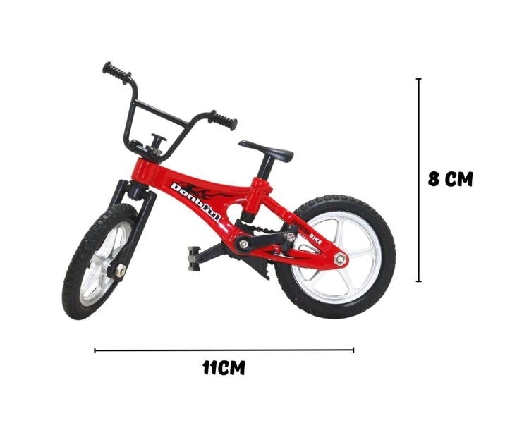 Imagem de Mini Bicicleta De Dedo BMX Bike Full Metal - Com Acessórios - DM TOYS