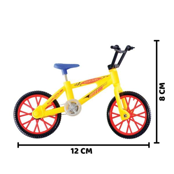 Imagem de Mini Bicicleta de Dedo Radical Com 7 Acessórios Brinquedo - Toy King