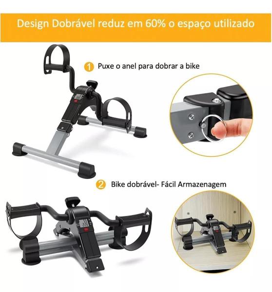 Imagem de Mini Bicicleta Ergométrica Cicloergômetro Pedalinho Bike