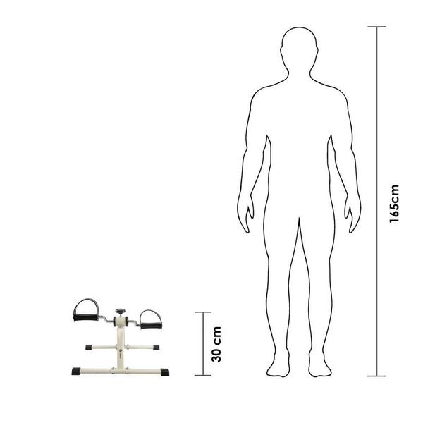 Imagem de Mini Bicicleta Ergométrica Gallant Pedalinho Branco