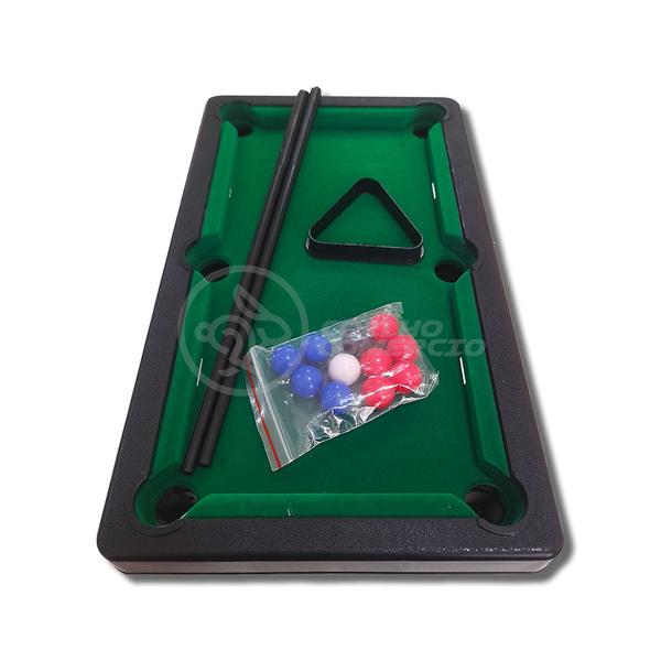 Imagem de Mini Bilhar de Brinquedo Luxury Billards Champion 30x17 com 11 Bolas Brinquedo de Sinuca Infantil