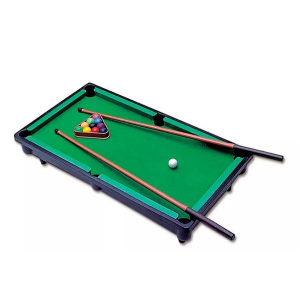 Imagem de Mini Bilhar Infantil Mesinha De Sinuca Snooker Completo Brinquedo Dia Das Crianças