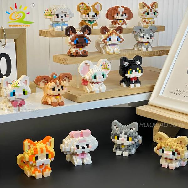 Imagem de Mini Blocos de Construção para Cães e Gatos - Brinquedo Educativo para Crianças